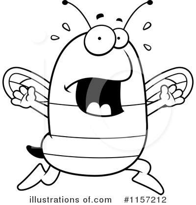Royalty-Free (RF) Bee Clipart Illustration by Cory Thoman - Stock Sample #1157212