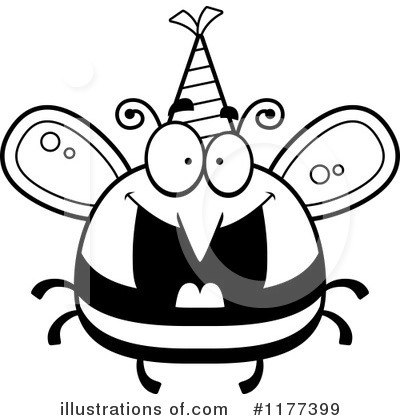 Royalty-Free (RF) Bee Clipart Illustration by Cory Thoman - Stock Sample #1177399