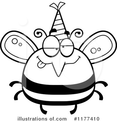 Royalty-Free (RF) Bee Clipart Illustration by Cory Thoman - Stock Sample #1177410
