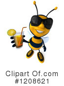 Bee Clipart #1208621 by Julos