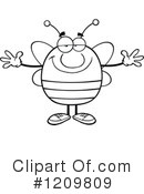 Bee Clipart #1209809 by Hit Toon