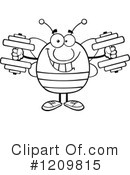 Bee Clipart #1209815 by Hit Toon