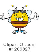 Bee Clipart #1209827 by Hit Toon