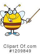 Bee Clipart #1209849 by Hit Toon