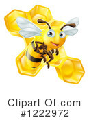 Bee Clipart #1222972 by AtStockIllustration