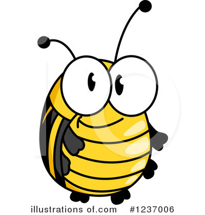 Royalty-Free (RF) Bee Clipart Illustration by Vector Tradition SM - Stock Sample #1237006
