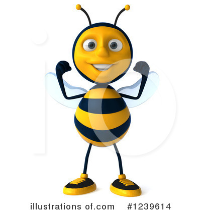Bees Clipart #1239614 by Julos