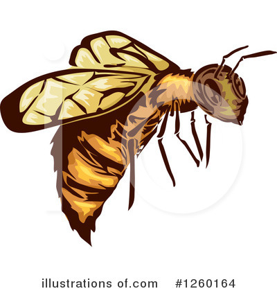 Royalty-Free (RF) Bee Clipart Illustration by BNP Design Studio - Stock Sample #1260164