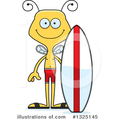 Royalty-Free (RF) Bee Clipart Illustration by Cory Thoman - Stock Sample #1325145