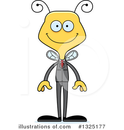 Royalty-Free (RF) Bee Clipart Illustration by Cory Thoman - Stock Sample #1325177