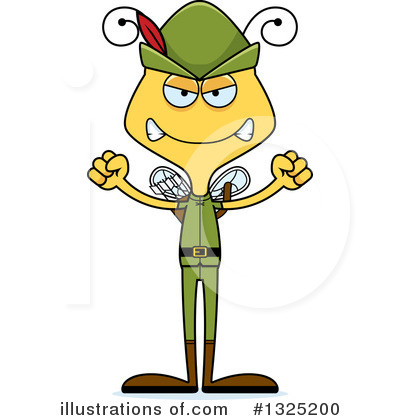 Royalty-Free (RF) Bee Clipart Illustration by Cory Thoman - Stock Sample #1325200
