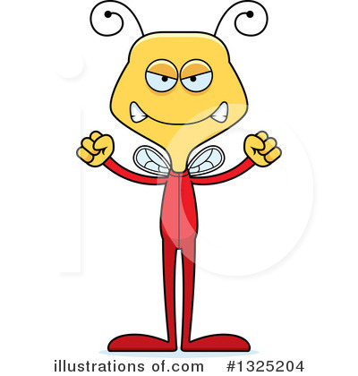 Royalty-Free (RF) Bee Clipart Illustration by Cory Thoman - Stock Sample #1325204
