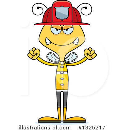Royalty-Free (RF) Bee Clipart Illustration by Cory Thoman - Stock Sample #1325217