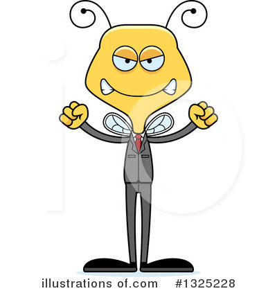Royalty-Free (RF) Bee Clipart Illustration by Cory Thoman - Stock Sample #1325228