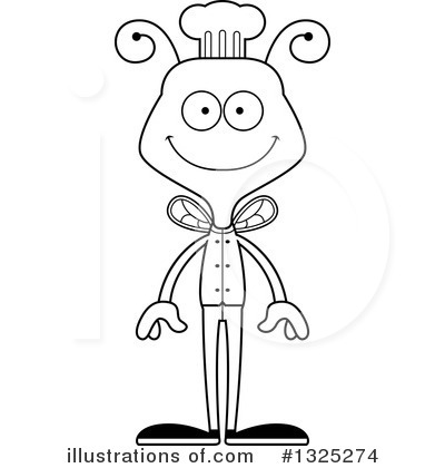 Royalty-Free (RF) Bee Clipart Illustration by Cory Thoman - Stock Sample #1325274