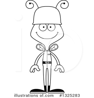 Royalty-Free (RF) Bee Clipart Illustration by Cory Thoman - Stock Sample #1325283