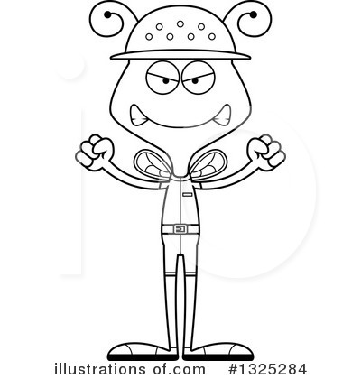 Royalty-Free (RF) Bee Clipart Illustration by Cory Thoman - Stock Sample #1325284