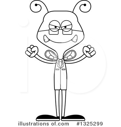 Royalty-Free (RF) Bee Clipart Illustration by Cory Thoman - Stock Sample #1325299