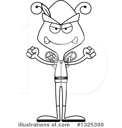 Royalty-Free (RF) Bee Clipart Illustration by Cory Thoman - Stock Sample #1325300