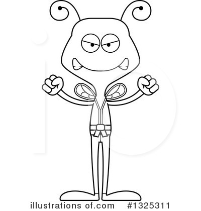 Royalty-Free (RF) Bee Clipart Illustration by Cory Thoman - Stock Sample #1325311