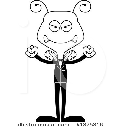 Royalty-Free (RF) Bee Clipart Illustration by Cory Thoman - Stock Sample #1325316