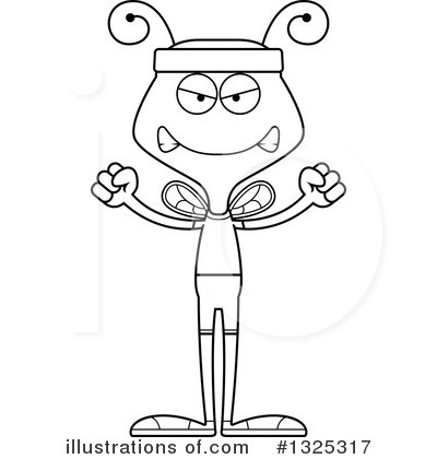 Royalty-Free (RF) Bee Clipart Illustration by Cory Thoman - Stock Sample #1325317