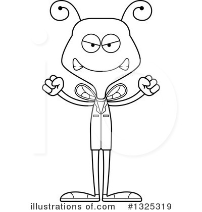 Royalty-Free (RF) Bee Clipart Illustration by Cory Thoman - Stock Sample #1325319
