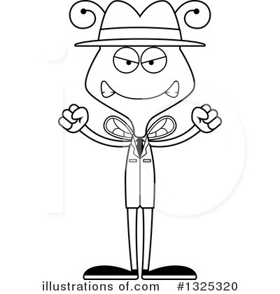 Royalty-Free (RF) Bee Clipart Illustration by Cory Thoman - Stock Sample #1325320
