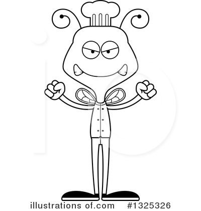 Royalty-Free (RF) Bee Clipart Illustration by Cory Thoman - Stock Sample #1325326