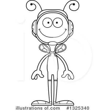 Royalty-Free (RF) Bee Clipart Illustration by Cory Thoman - Stock Sample #1325340
