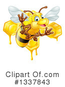 Bee Clipart #1337843 by AtStockIllustration