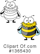 Bee Clipart #1365430 by Vector Tradition SM