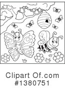 Bee Clipart #1380751 by visekart