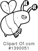 Bee Clipart #1390051 by lineartestpilot