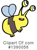 Bee Clipart #1390056 by lineartestpilot
