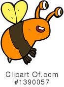 Bee Clipart #1390057 by lineartestpilot