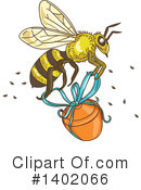 Bee Clipart #1402066 by patrimonio
