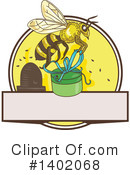 Bee Clipart #1402068 by patrimonio