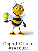 Bee Clipart #1416069 by Julos