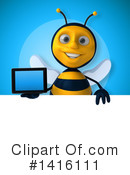 Bee Clipart #1416111 by Julos