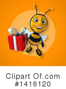 Bee Clipart #1416120 by Julos