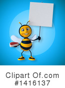 Bee Clipart #1416137 by Julos