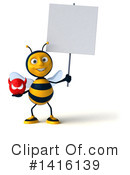 Bee Clipart #1416139 by Julos
