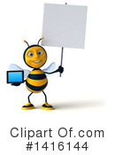 Bee Clipart #1416144 by Julos