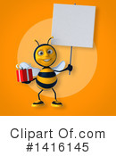 Bee Clipart #1416145 by Julos