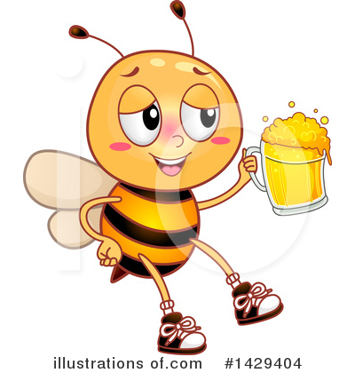 Royalty-Free (RF) Bee Clipart Illustration by BNP Design Studio - Stock Sample #1429404
