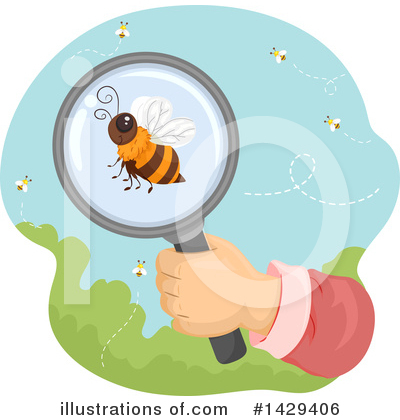 Royalty-Free (RF) Bee Clipart Illustration by BNP Design Studio - Stock Sample #1429406