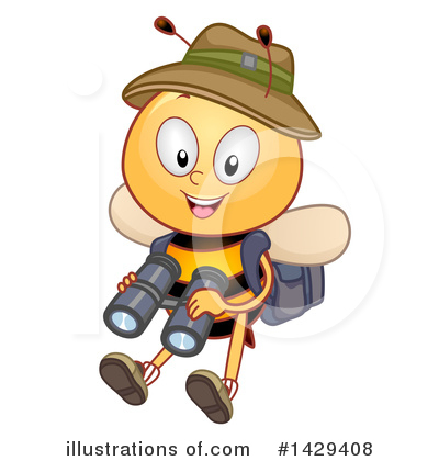 Royalty-Free (RF) Bee Clipart Illustration by BNP Design Studio - Stock Sample #1429408