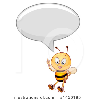 Royalty-Free (RF) Bee Clipart Illustration by BNP Design Studio - Stock Sample #1450195