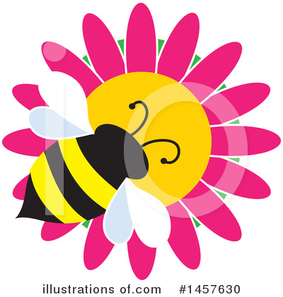 Bee Clipart #1457630 by Maria Bell